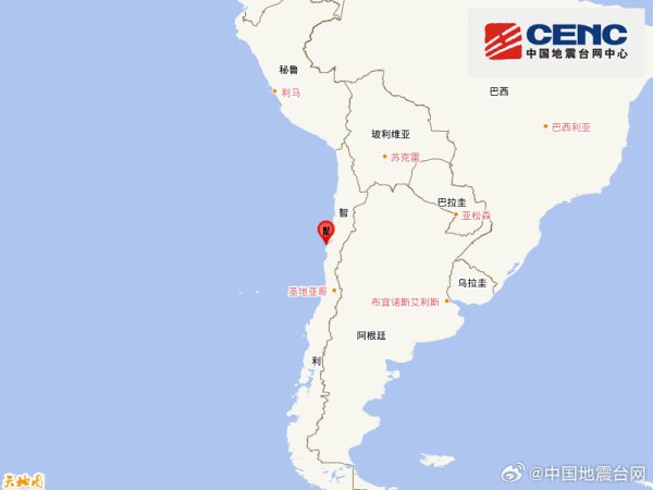 新西兰东北部海域发生5.9级地震