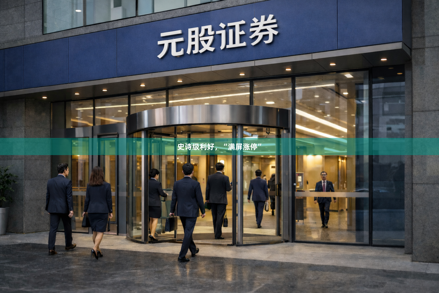 史诗级利好，“满屏涨停”