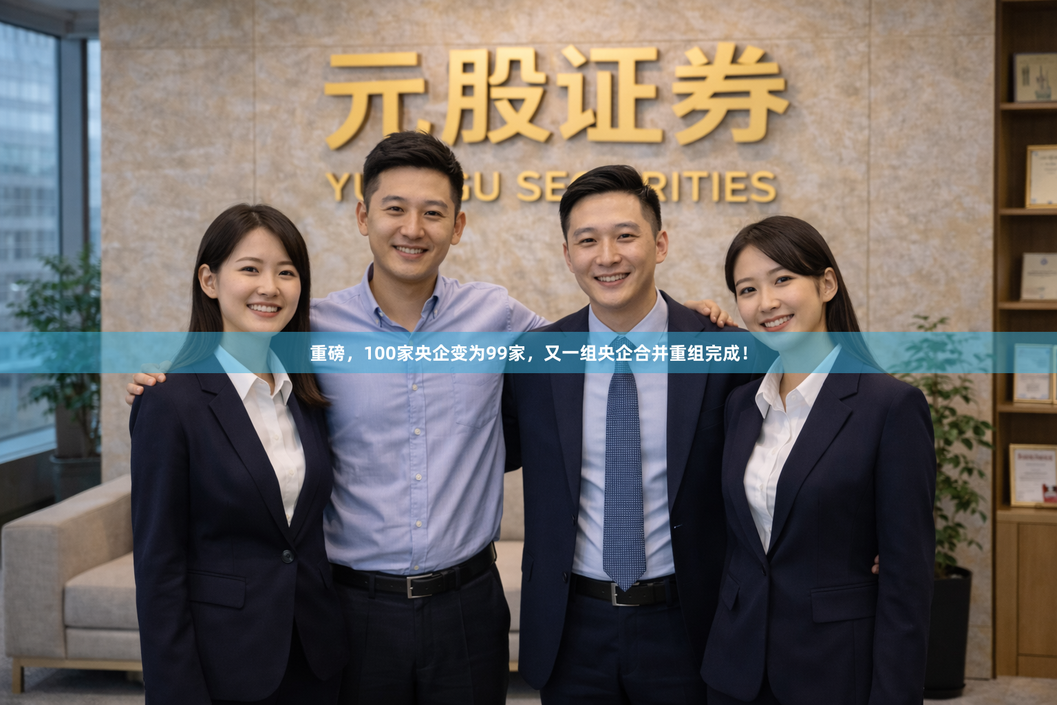 重磅，100家央企变为99家，又一组央企合并重组完成！