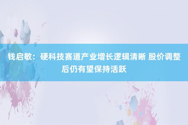 钱启敏:硬科技赛道产业增长逻辑清晰 股价调整后仍有望保持活跃