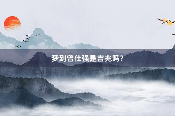 梦到曾仕强是吉兆吗？