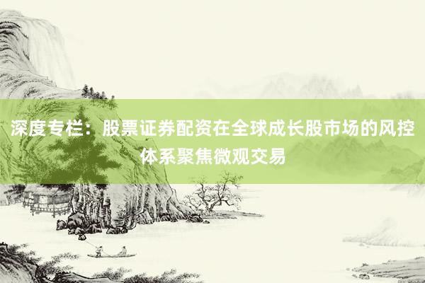 深度专栏：股票证券配资在全球成长股市场的风控体系聚焦微观交易