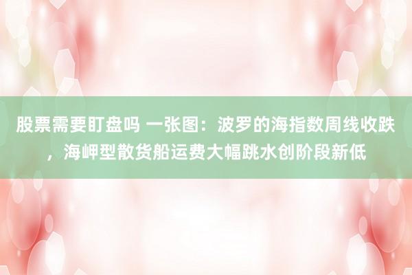 股票需要盯盘吗 一张图：波罗的海指数周线收跌，海岬型散货船运费大幅跳水创阶段新低